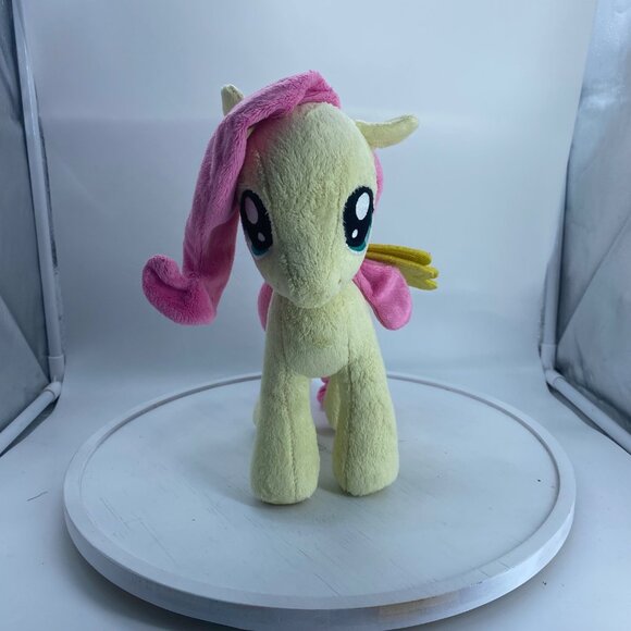 My Little Pony Fluttershy Plush Stuffed Animal Toy Horse 11" Hasbro Soft Upright - Picture 2 of 8